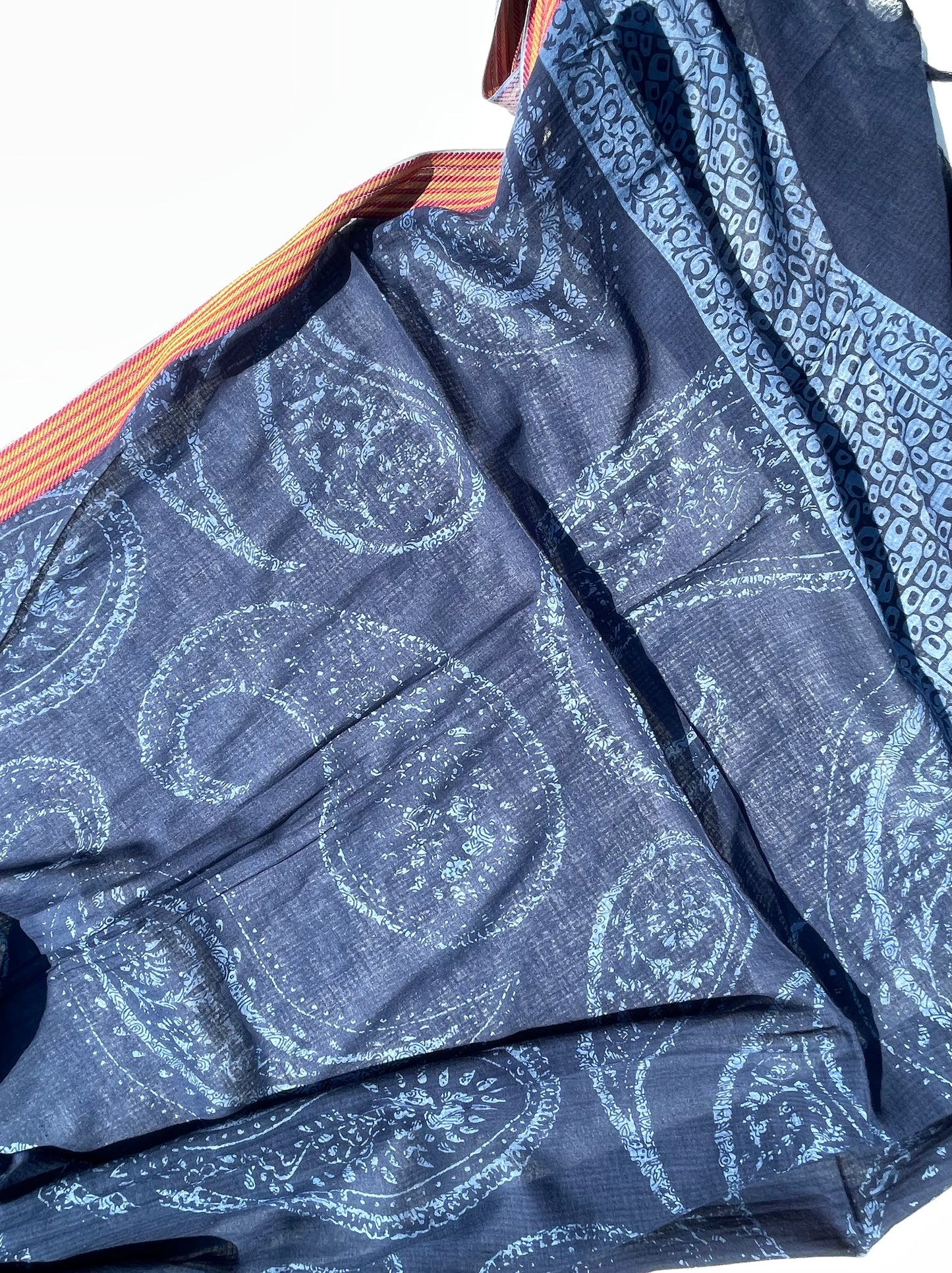 Aashtha Indigo Organic cotton shawl