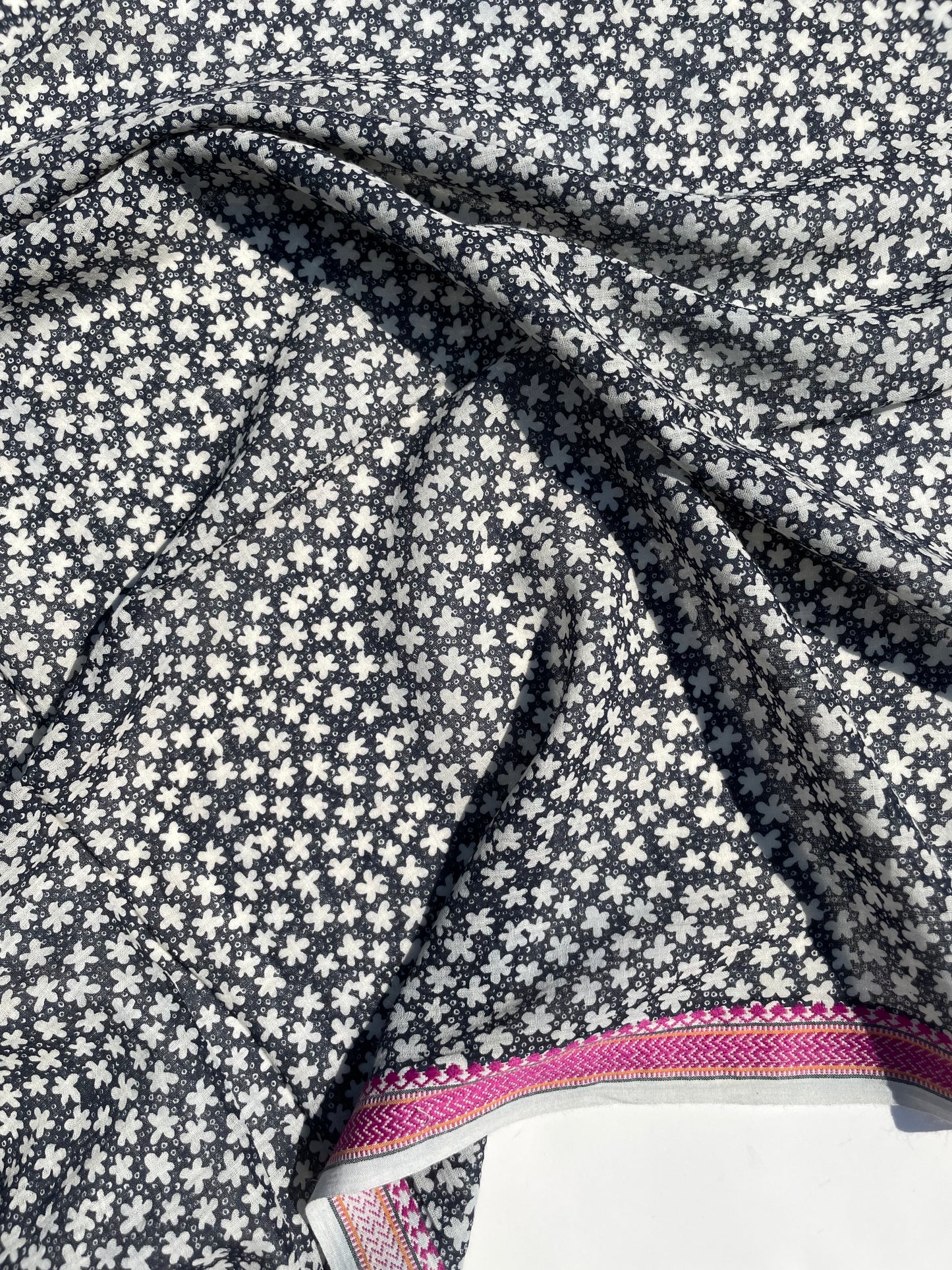 Anchal Indigo Organic cotton shawl