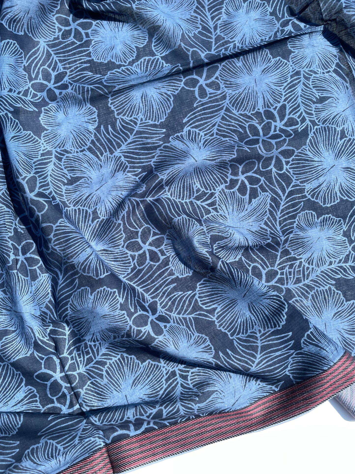Ashima Indigo Organic cotton shawl