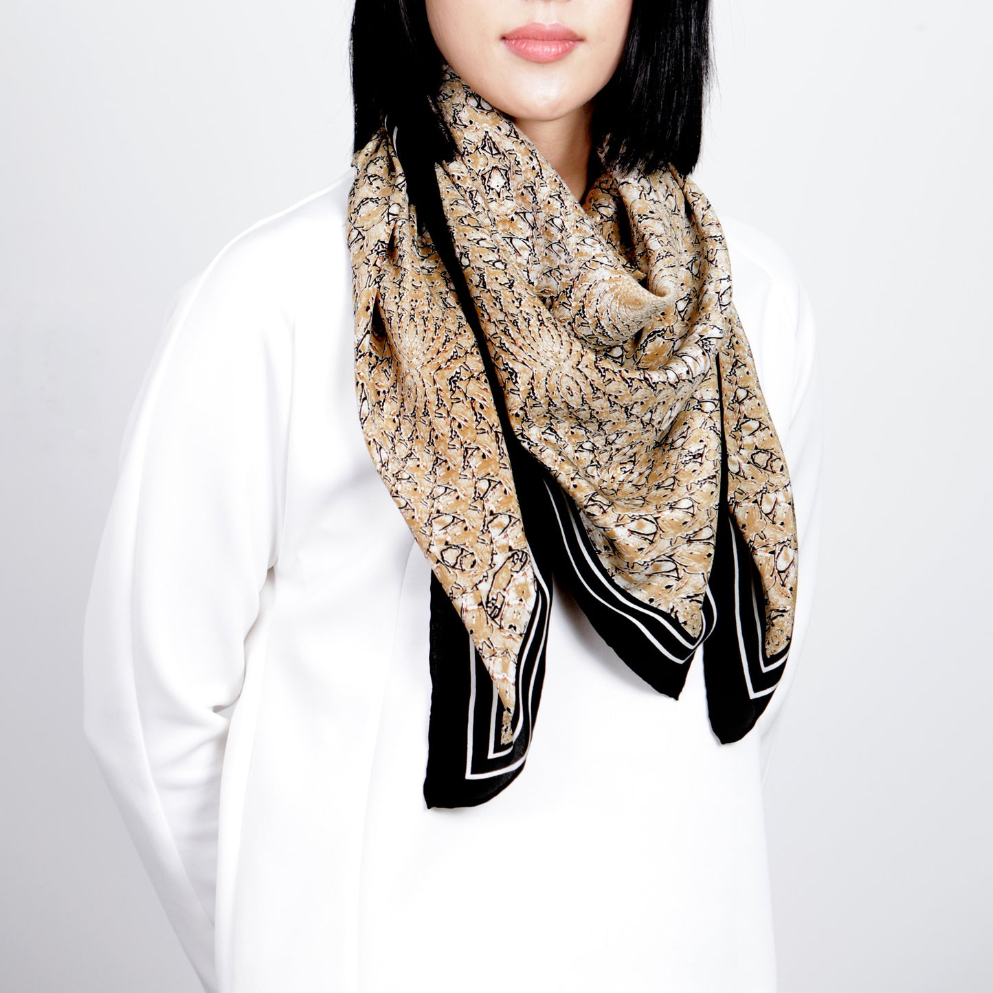 Silkhorse Crepe Silk Scarf 3 - Parekh Bugbee