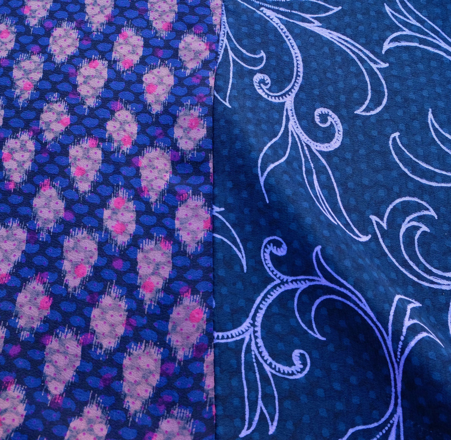 Amaya double layered silk stole - Parekh Bugbee