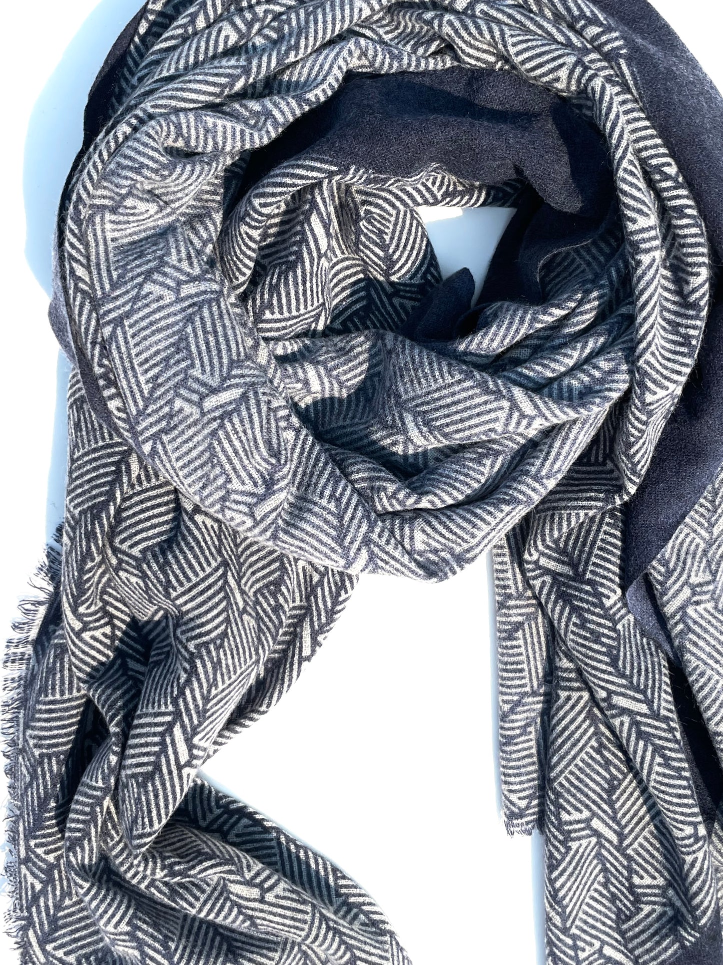 Manju Light-weight Wool Shawls Geometry