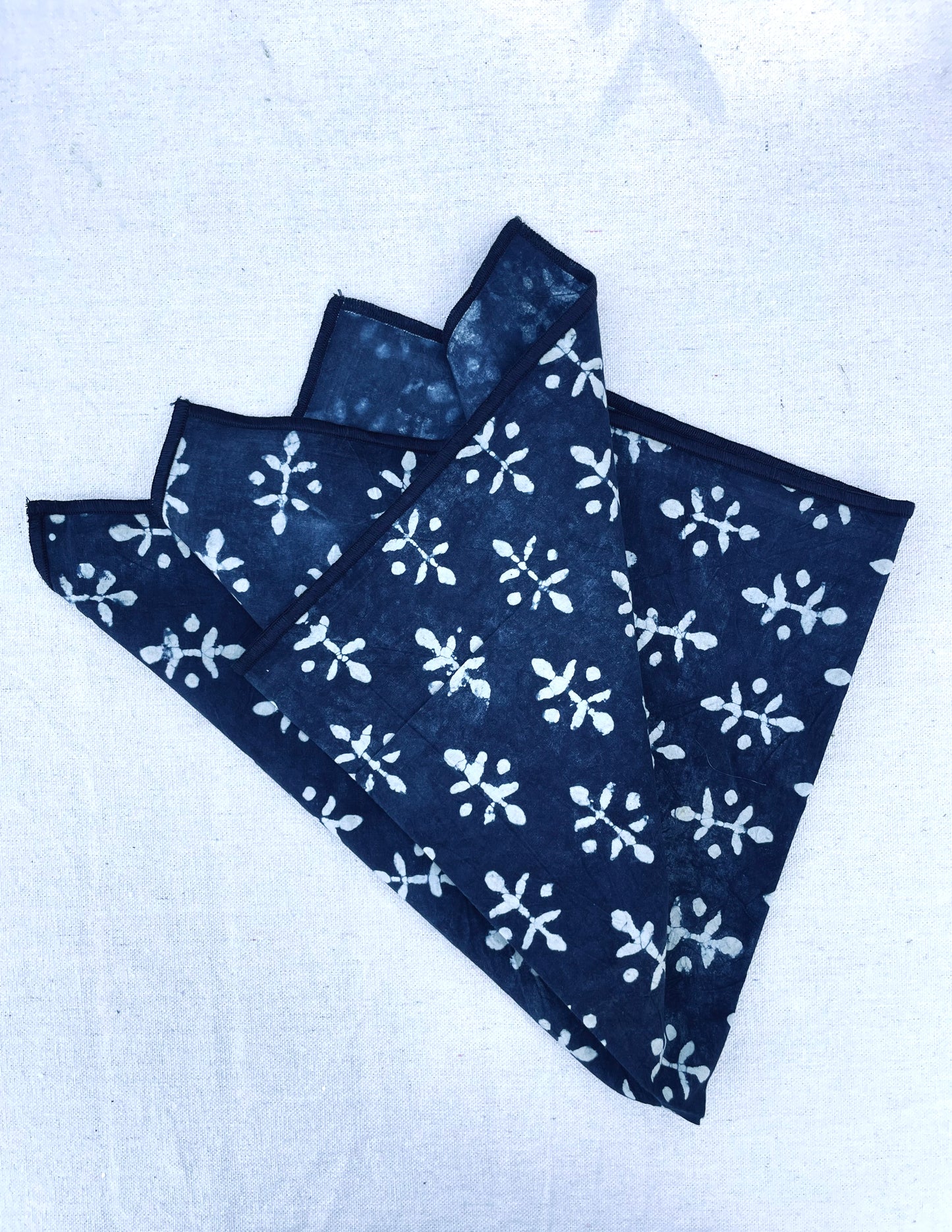 Butta Natural Indigo Dinner Napkin Set