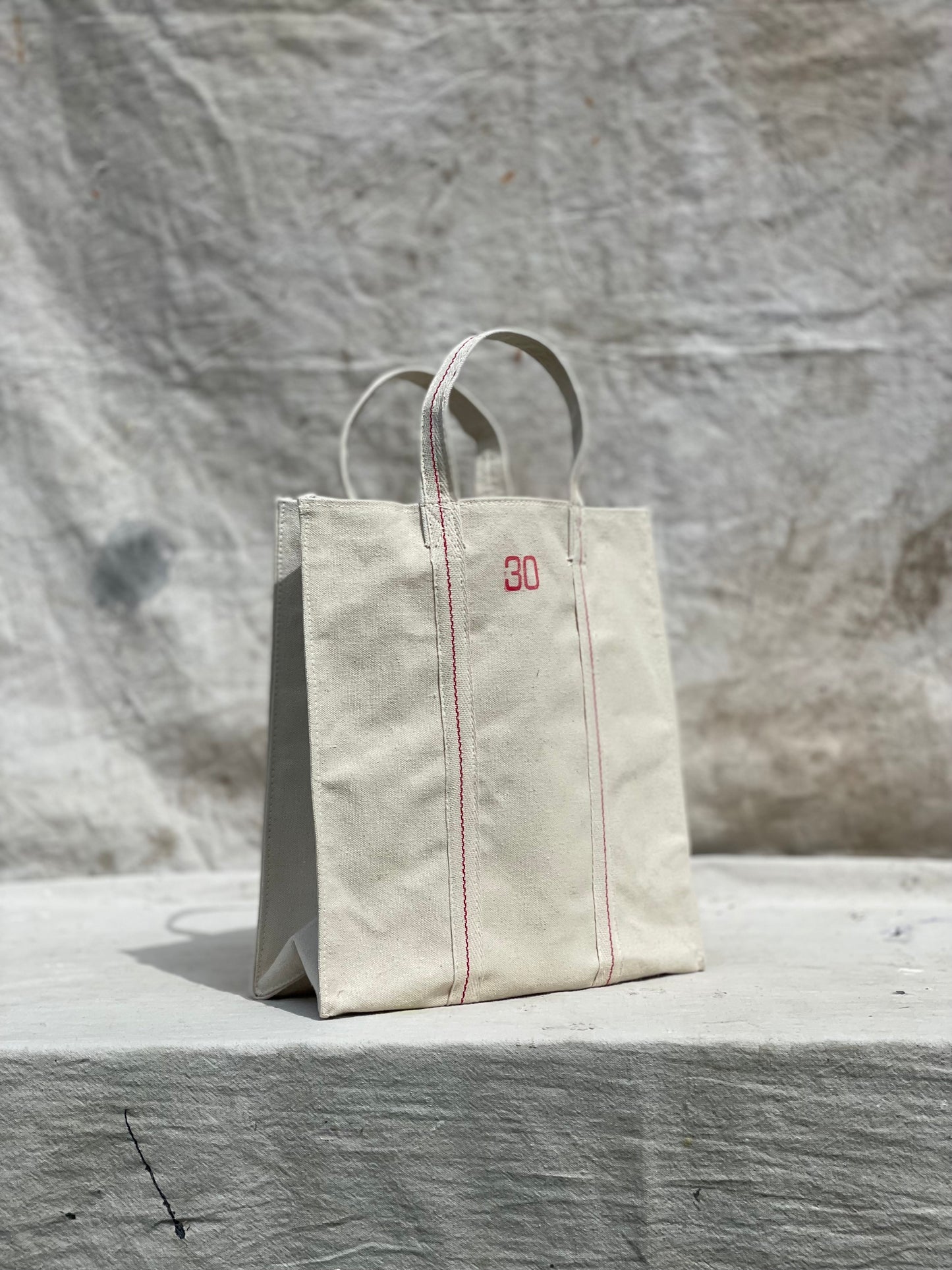 Heavy Duty Natural Canvas Tote Bag Size 30
