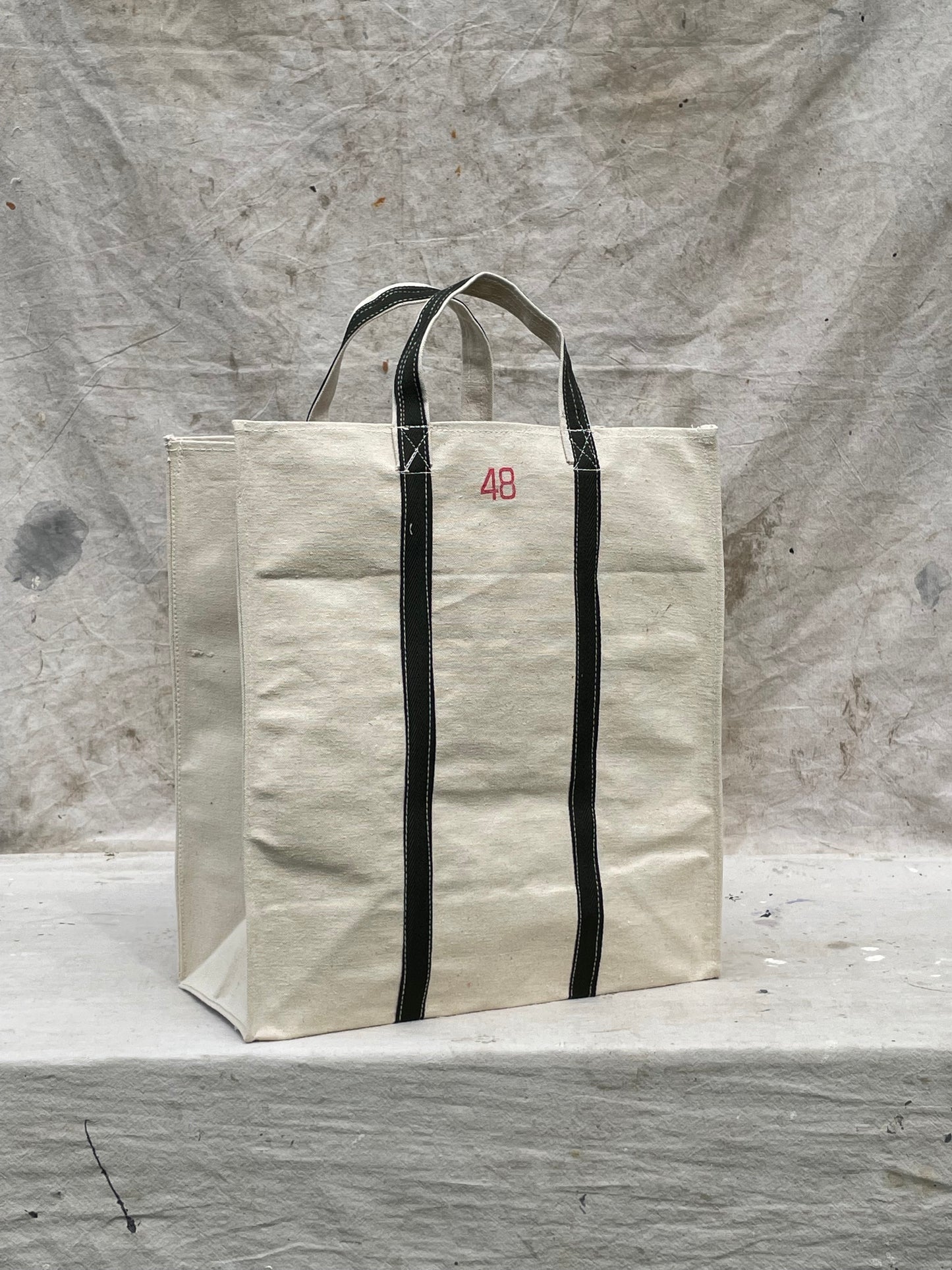 Heavy Duty Natural Canvas Tote Bag Size 48