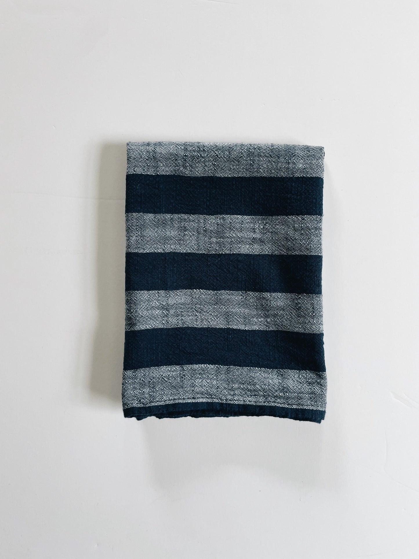 Navy Blue Stripes | Handloom Kitchen Towel