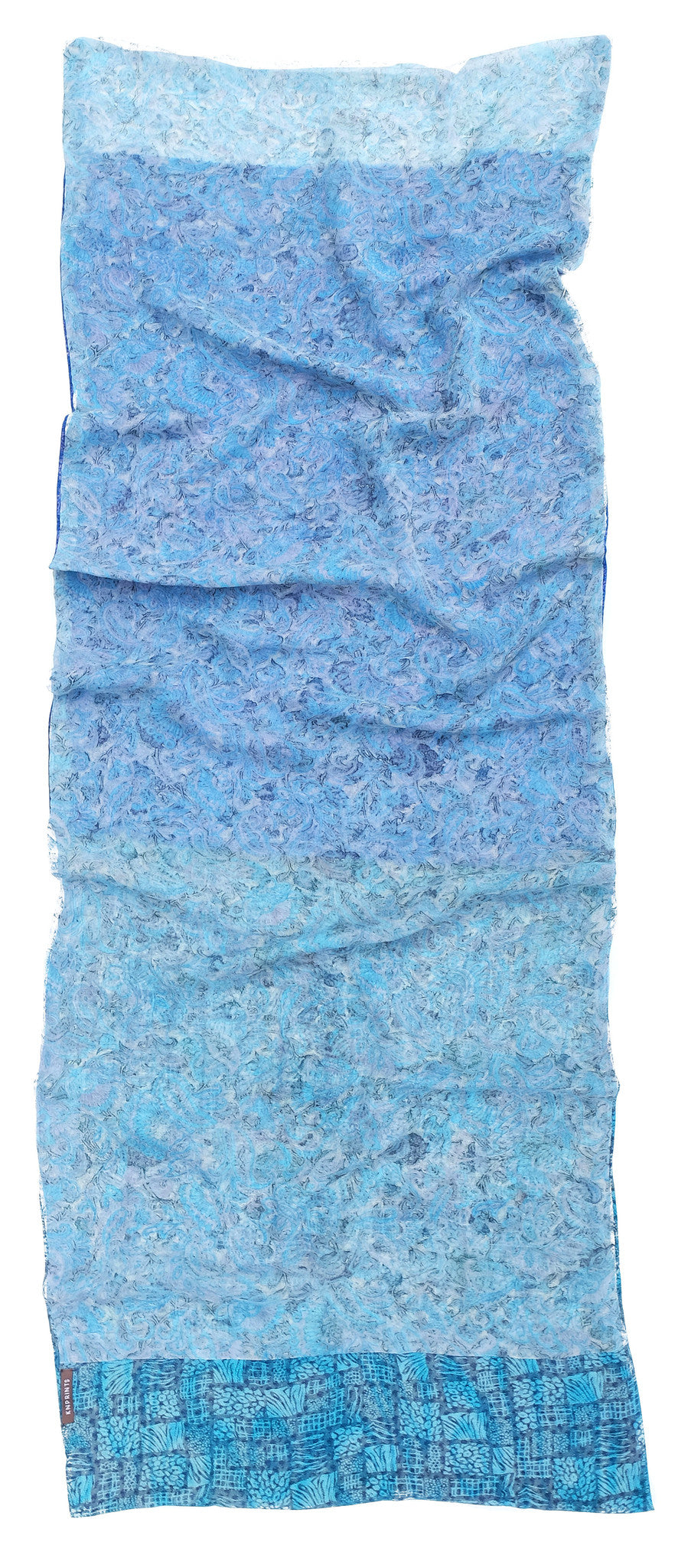 Amaya double layered silk stole - Parekh Bugbee