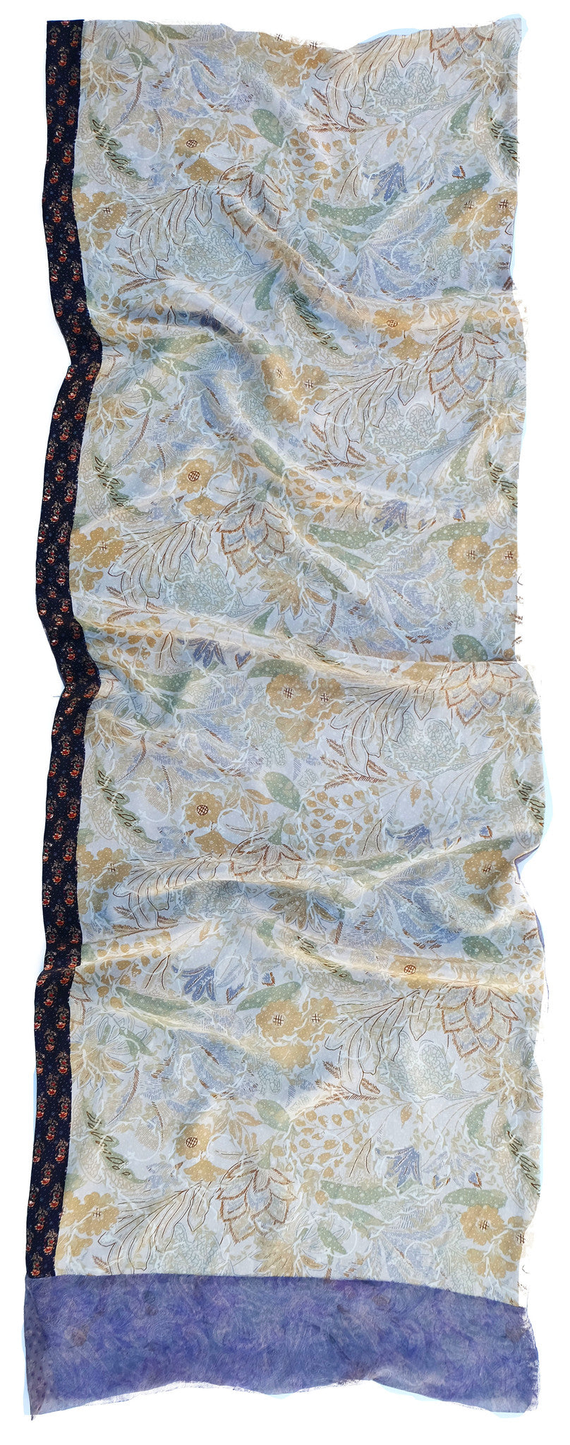 Amaya double layered silk stole - Parekh Bugbee