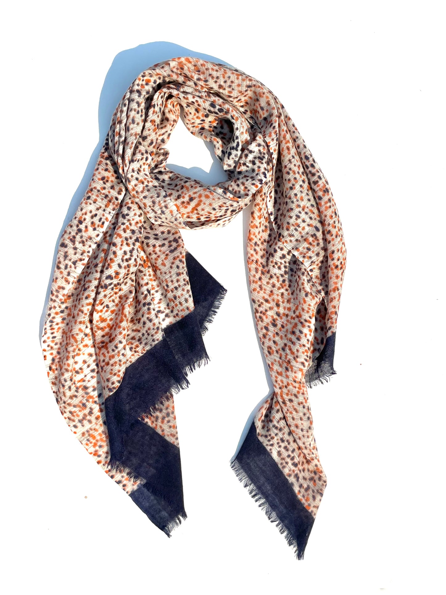 Manju Light-weight Wool Shawls Animal Print