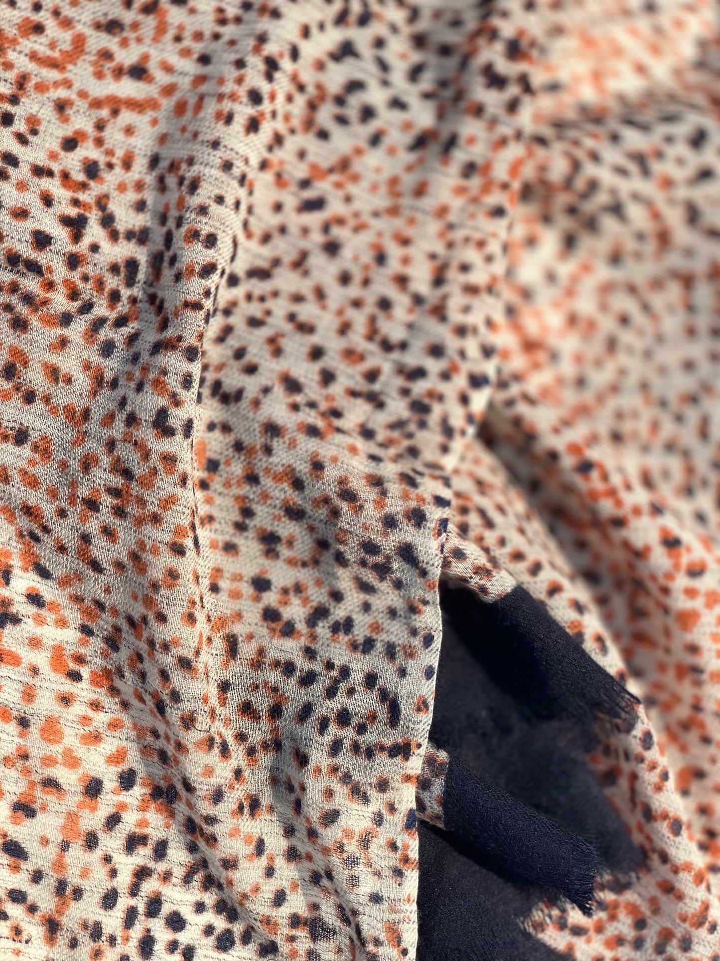 Manju Light-weight Wool Shawls Animal Print