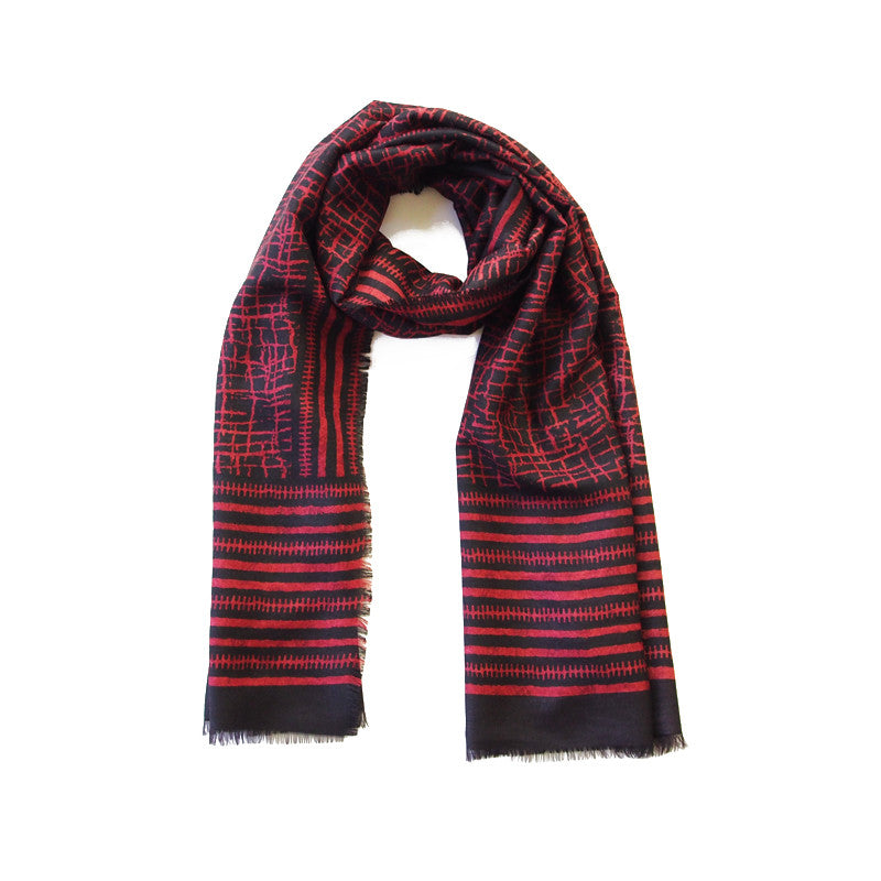 Longitude-Latitude Scarf - Parekh Bugbee