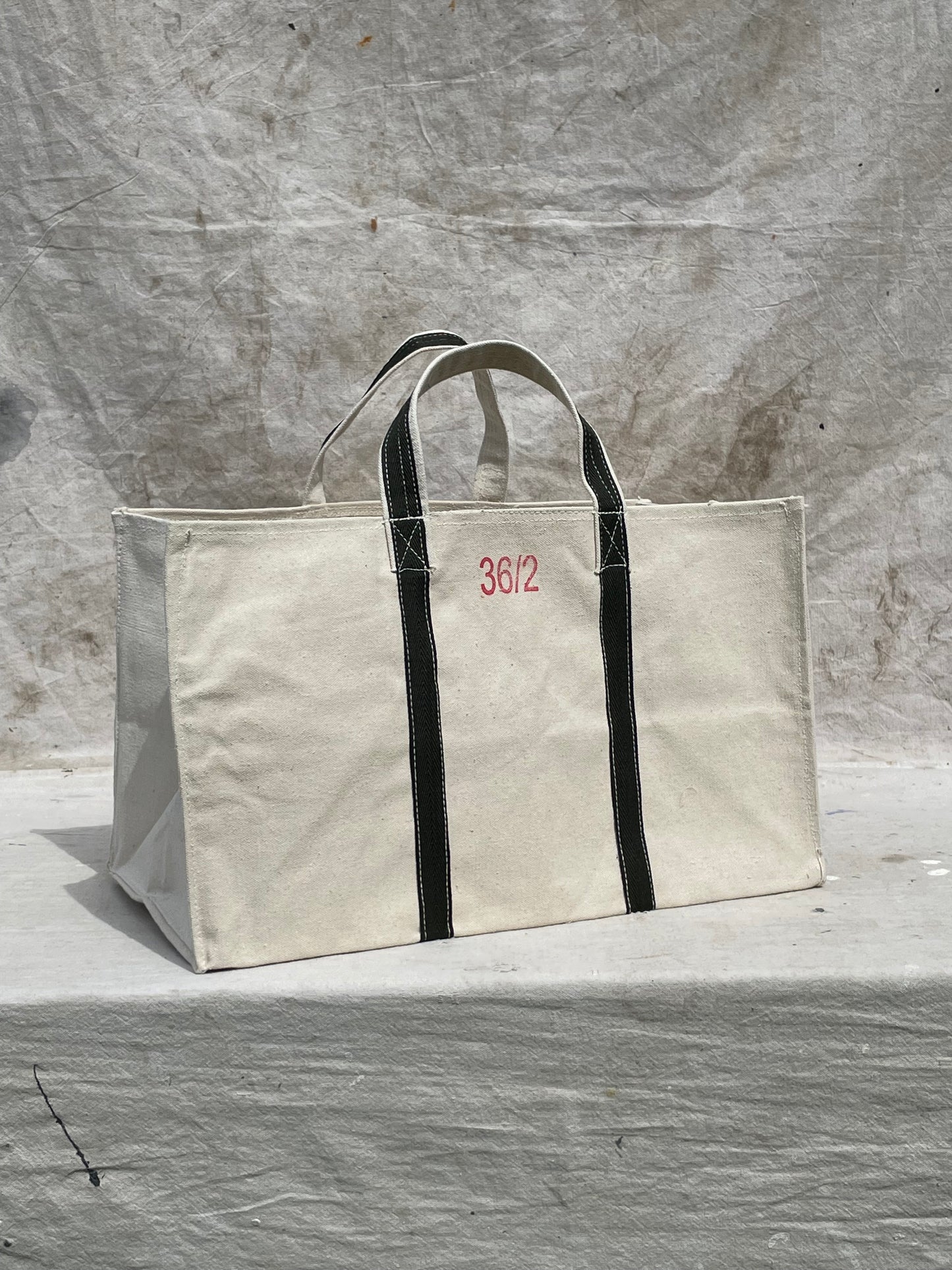Heavy Duty Natural Canvas Tote Bag Size 36/2