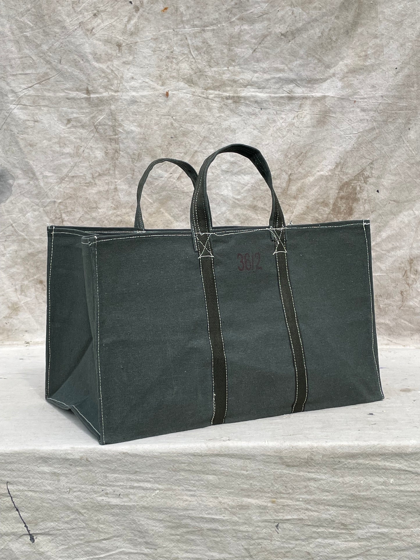 Heavy Duty Natural Canvas Tote Bag Size 36/2