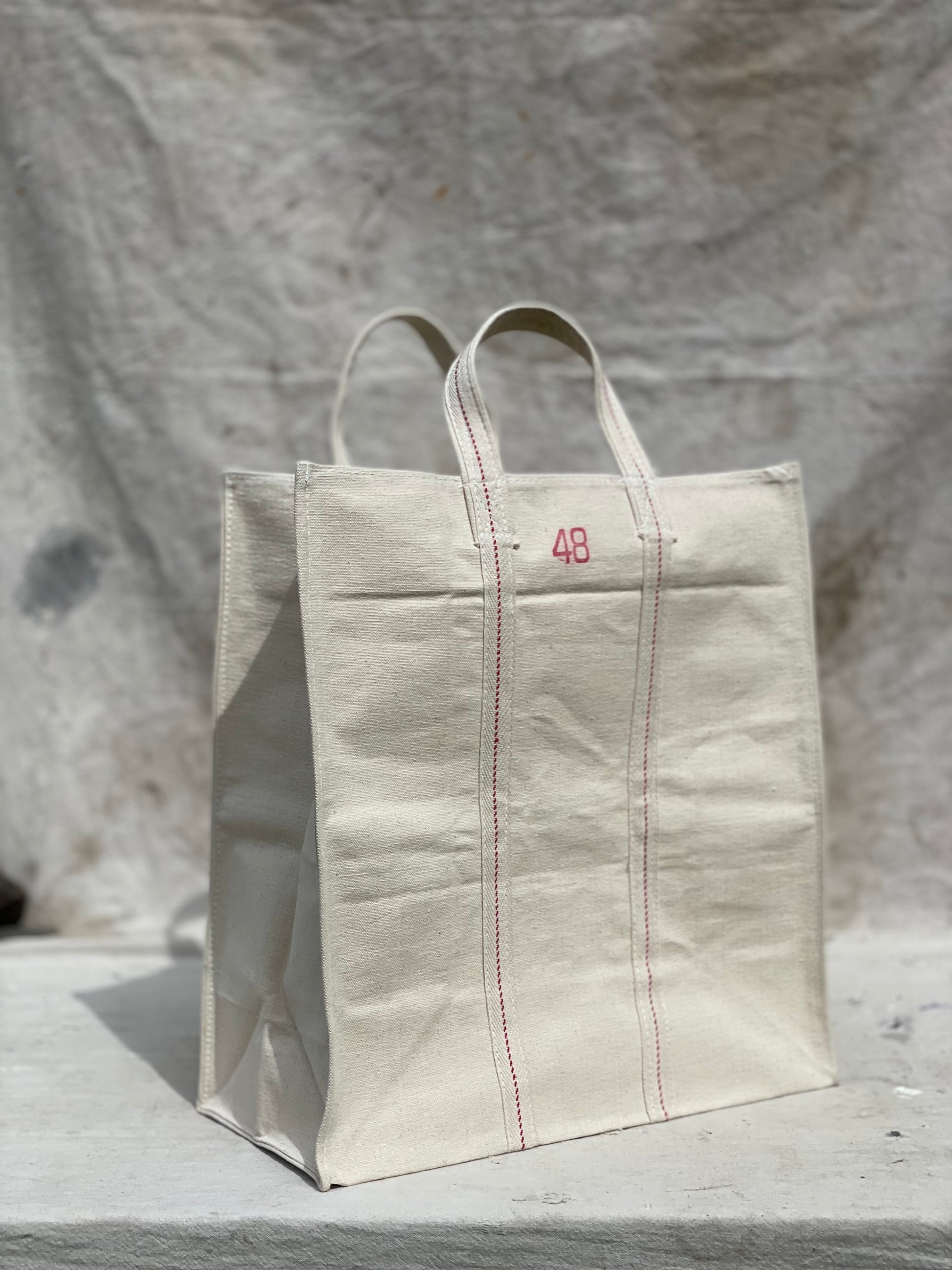 Heavy Duty Natural Canvas Tote Bag Size 48 - Main Image