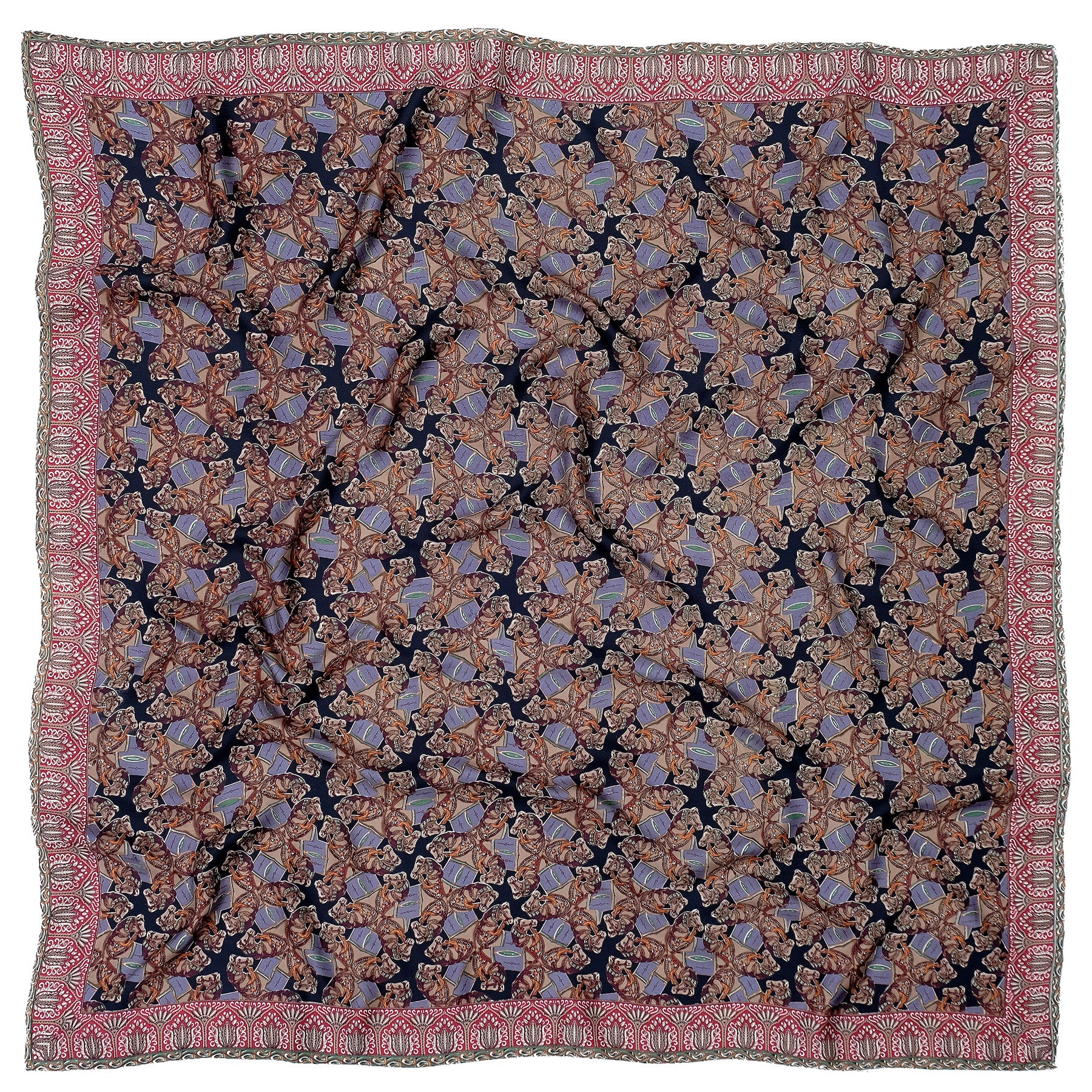 Silkhorse Twill Silk Scarf 2 - Parekh Bugbee