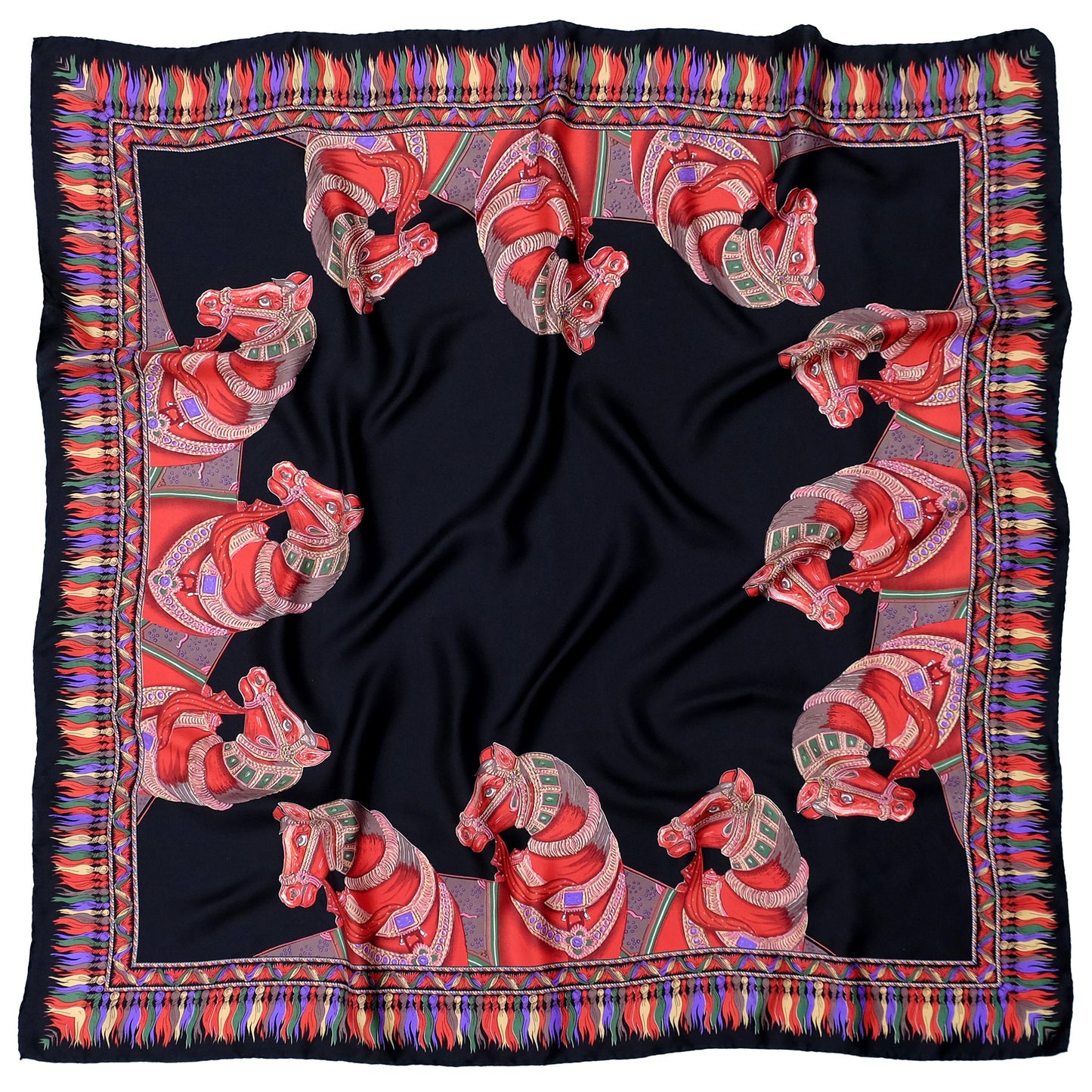 Silkhorse Twill Silk Scarf 5 - Parekh Bugbee