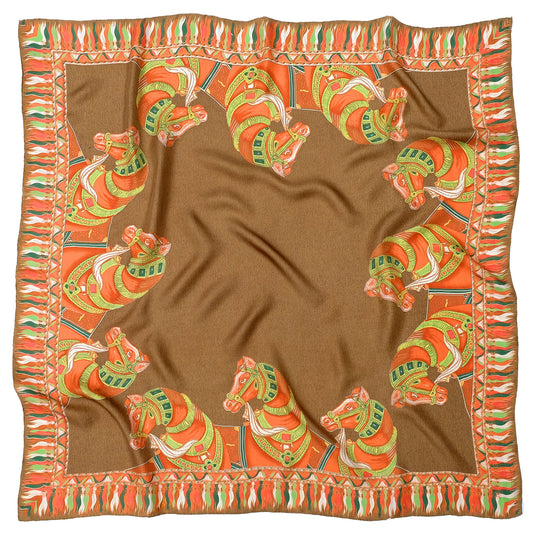 Silkhorse Twill Silk Scarf 6 - Parekh Bugbee